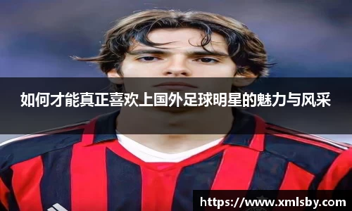 如何才能真正喜欢上国外足球明星的魅力与风采